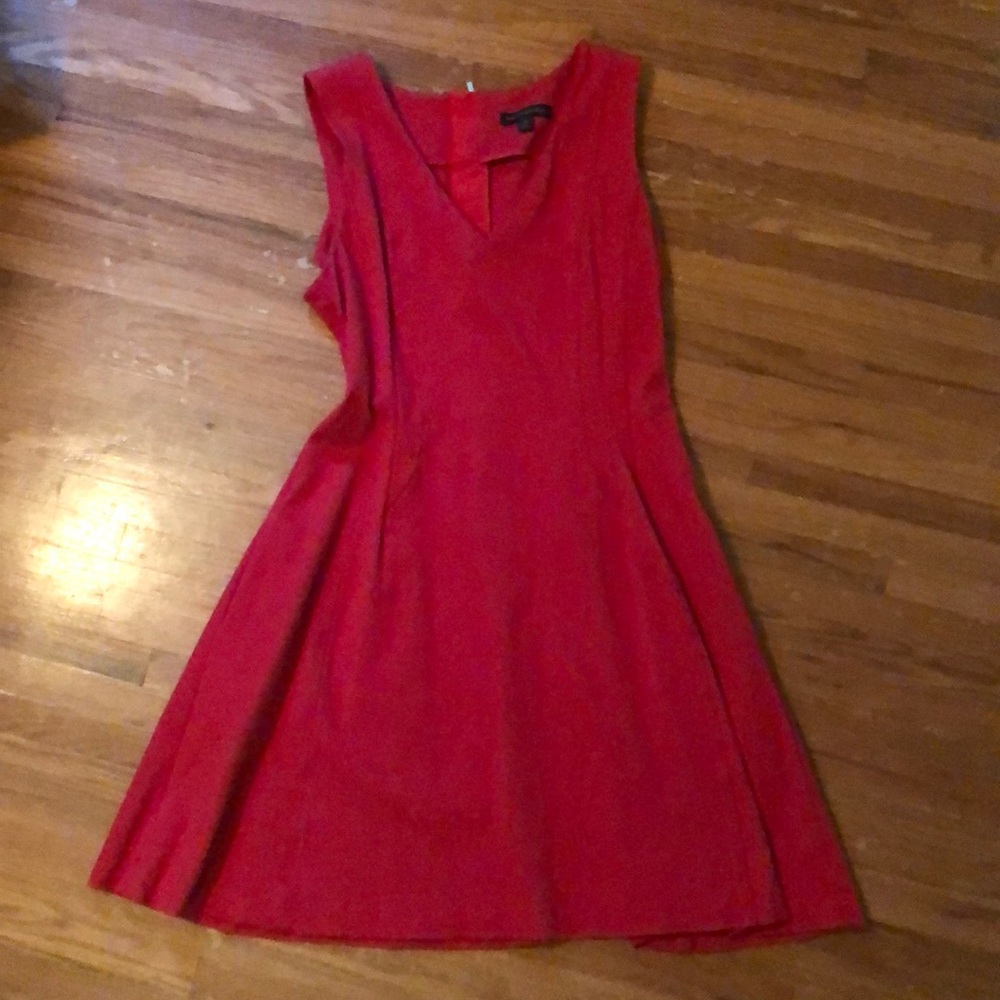 Red banana republic dress